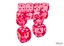 Translucent Pink/white 16mm d6 Dice Block (12 dice) - CHX23614
